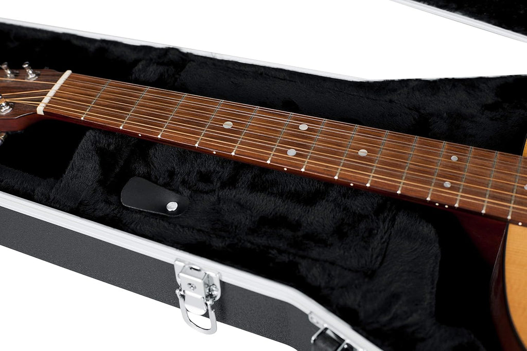 Gator Cases GC-DEEP BOWL ABS Molded Case for Acoustic Guitars Fits Ovation Style Deep Contour Acoustic Guitars