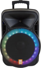 Load image into Gallery viewer, MR DJ PARTY PACK Pair 15" 4500W Powered PA DJ Speakers Active Speaker Stands MIC