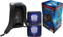 Load image into Gallery viewer, 2 MR DJ GOPACK Dual 6.5" 1200W Portable Speaker Bluetooth USB/Micro SD Rechargeable LED Accent Lighting