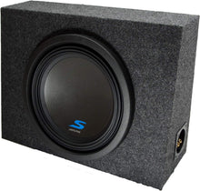 Load image into Gallery viewer, Alpine Bundle Compatible with Universal Vehicles W10S4 Single 10" Loaded Sub Box Enclosure