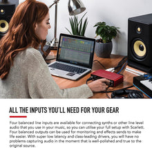 Load image into Gallery viewer, Focusrite Scarlett 2i2 Studio 4th Gen USB Audio Interface Bundle