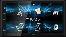 Load image into Gallery viewer, JVC KW-M180BT Bluetooth Car Stereo Receiver with USB Port 6.75" Display Radio MP3 Player Double DIN + Absolute CAM600 Camera