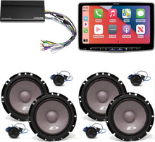 Load image into Gallery viewer, Alpine ILX-F511 11" Receiver 2 Pairs SXE-1751S 6.5" Component KTA-450 Power Pack