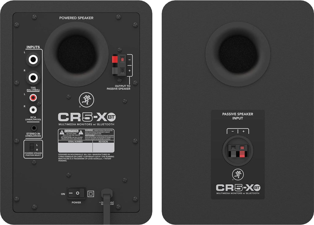 Mackie CR5-XBT Creative Reference Series 5" Multimedia Monitors with Bluetooth (Pair)
