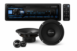 Alpine UTE-83BT Multimedia Receiver + DM-65C-G 6.5
