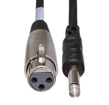 Load image into Gallery viewer, Hosa PXF-110, XLR3F to 1/4" TS Unbalanced Interconnect Cable - 10 Feet