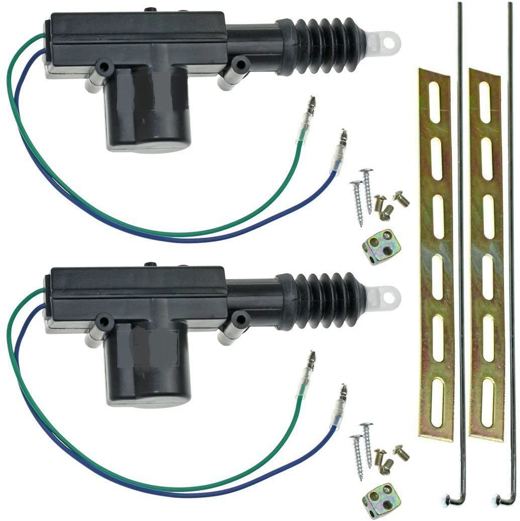 American Terminal 2PCS Universal 2 Wires 12V Car Auto Motor Heavy Duty Power Door Lock Actuator