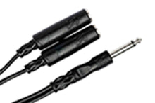 Load image into Gallery viewer, Hosa YPP-111 Y Cable 1/4" Male to Two 1/4" Female