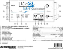 Load image into Gallery viewer, AudioControl LC2i PRO 2-Channel Line Output Converter &amp; Alpine SXE1726S Speakers Bundle