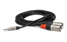 Load image into Gallery viewer, Hosa HMX, 3.5mm TRS Male to Dual XLR Male Pro Stereo Breakout Cable