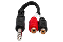 Load image into Gallery viewer, Hosa YPR-102 Stereo Breakout Cable, 1/4 in TRS to Dual RCAF