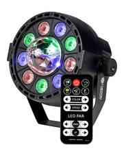 Load image into Gallery viewer, Colorkey CKU-1080 Party Light FX Compact LED Wash Light with Motorized RGB Party Bulb Effect