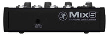 Load image into Gallery viewer, Mackie Mix5 5-Channel Compact Mixer With 2 Stereo 1/4" Line Inputs
