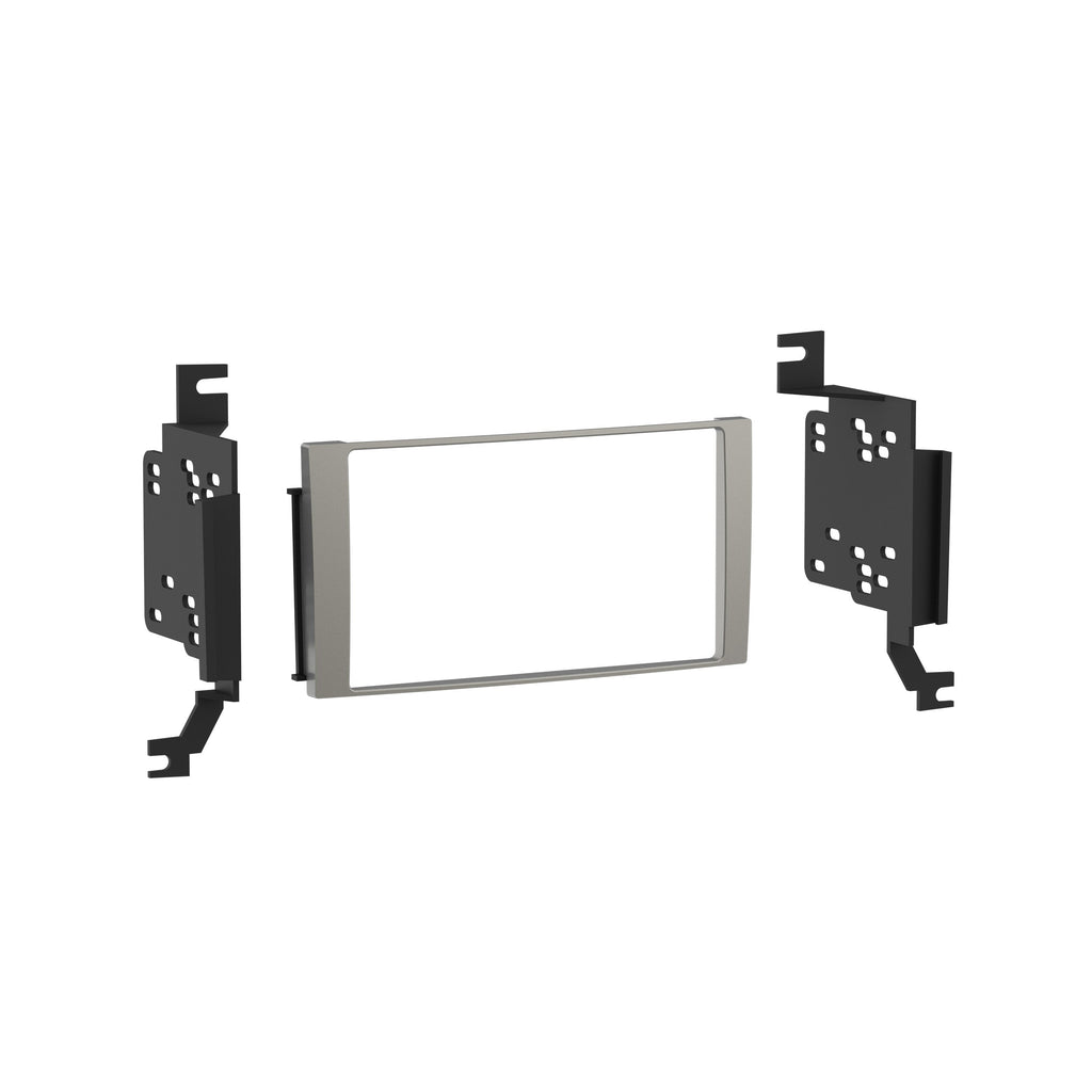 Metra 95-7325S Double DIN Silver Radio Installation Kit - Compatible Fits for  Hyundai Santa Fe 2007-2012