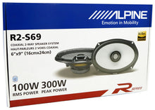 Load image into Gallery viewer, Alpine R2-S69 R-Series 6"x9" 600W 2-Way Car Coaxial Speakers