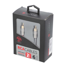 Load image into Gallery viewer, Tsunami TSX-RCA6 2 Channel 6 Ft RCA Cable