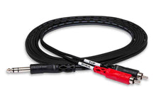 Load image into Gallery viewer, Hosa TRS-204, 1/4" TRS to Dual RCA Insert Cable - 4 Meter
