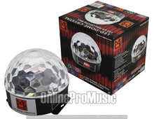 Load image into Gallery viewer, 2 Mr. Dj USA LED DOME CRYSTAL Six Ring Crystal Ball