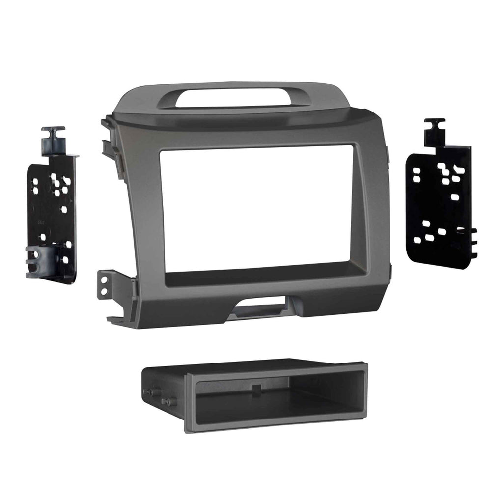 Metra 99-7344G Single-DIN Car Stereo Dash Kit - Compatible Fits for Kia Sportage 2011-2016
