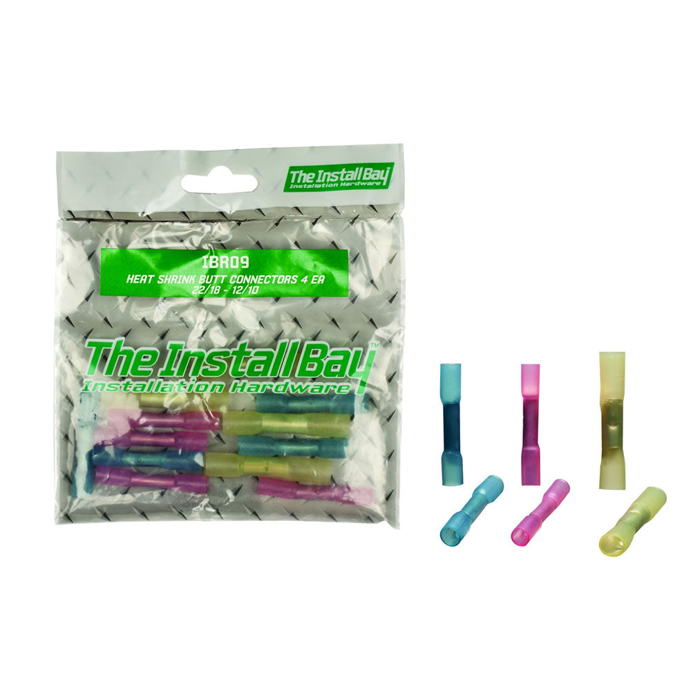 Install Bay IBR09 Heat Shrink Butt Connectors - Retail Pack