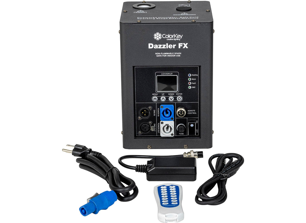 ColorKey CKU-7700 Dazzler FX Cold Spark Machine - Black
