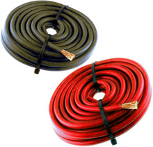 Load image into Gallery viewer, 20FT 8 Gauge Primary Speaker Wire Amp Power Ground Car Audio Marine Pro Audio 10' Red + 10' Black