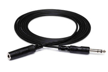 Load image into Gallery viewer, Hosa HPE-310 Headphone Extension Cable 1/4 in Male TRS to 1/4 in Female TRS – 10 Feet