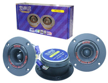 Load image into Gallery viewer, 2 Absolute USA PBT40B Pair 4" Speaker Size 400 Watt High Compression Aluminum Titanium Bullet Super Tweeter for Car, Van, ATV, UTV, Marine, Boat, Motorcycle, Motorsports, and Competition
