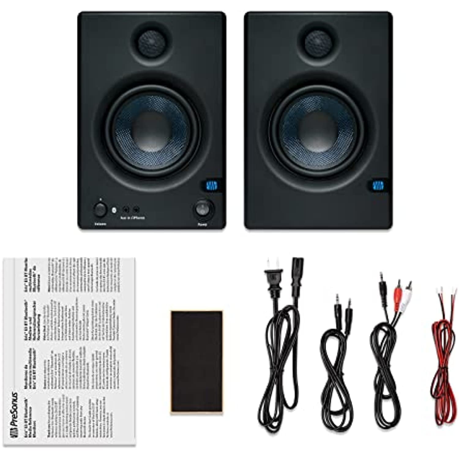 Pair Presonus Eris E5 BT 5" Powered Studio Monitors Speakers w/ Bluetooth