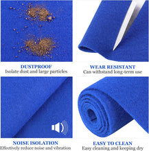 Load image into Gallery viewer, MR DJ DC10LBL 10' L X 4' W Light Blue Carpet for Speaker Subwoofer Enclosure Boxes