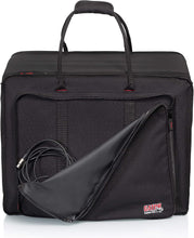 Load image into Gallery viewer, Gator Cases GL-RODECASTER2 Lightweight Case with Custom Cut Foam Interior for RODECASTER Pro Podcast Mixer and Two Microphones