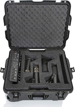 Load image into Gallery viewer, Gator Cases GL-RODECASTER2 Lightweight Case with Custom Cut Foam Interior for RODECASTER Pro Podcast Mixer and Two Microphones