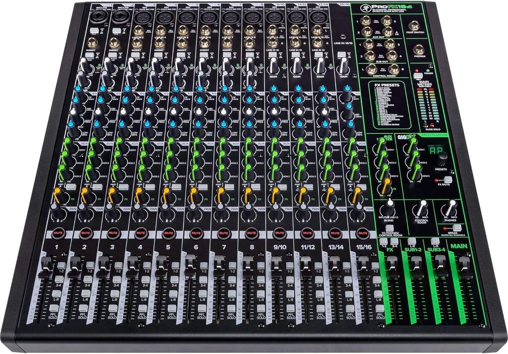 Mackie CR3-XBT Bluetooth Studio Monitor + ProFX16v3 16-channel Mixer USB Effects