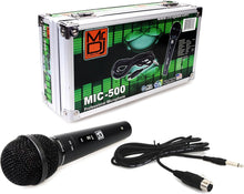 Load image into Gallery viewer, 4 MR DJ MIC500 Professional Handheld Hypercardioid Dynamic Microphone 12 FT XLR-to-1/4" Cable