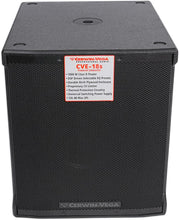 Load image into Gallery viewer, Cerwin Vega CVE-18S 18" 1000 Watts Powered Subwoofer