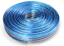 Load image into Gallery viewer, AT TSWT18B50 18 Gauge Premium Speaker Wire 50ft Clear Blue/White