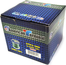 Load image into Gallery viewer, American Terminal ATPW16-100GR 16GA 100' Green Primary Remote Power Ground Wire