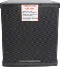 Load image into Gallery viewer, Cerwin Vega CVE-18S 18" 1000 Watts Powered Subwoofer