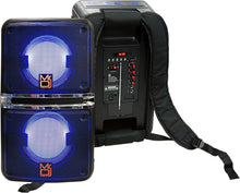 Load image into Gallery viewer, MR DJ GOPACK Dual 6.5" 1200W Portable Outdoor Bluetooth Speaker