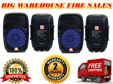 Load image into Gallery viewer, 2 MR DJ PBX1559S 8" 2 Way Portable Passive Speaker with LED Accent Lighting