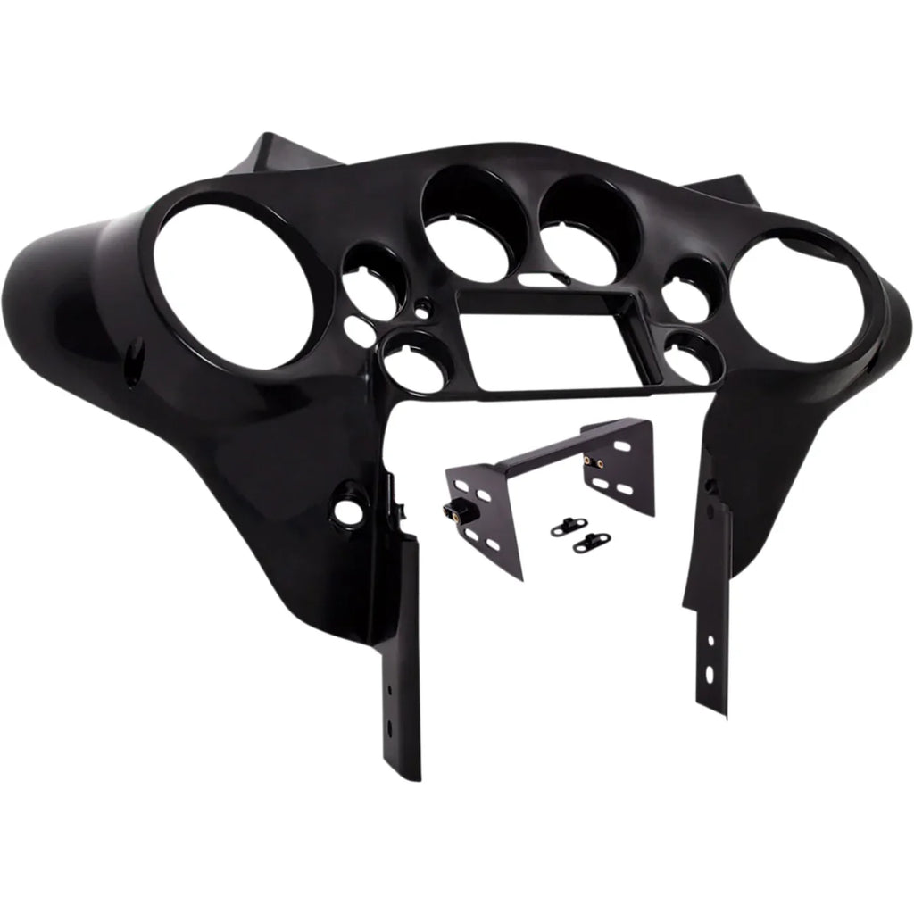 Saddle Tramp 95-HDIF-NP Double DIN Inner Fairing Stereo Dash Kit Unpainted