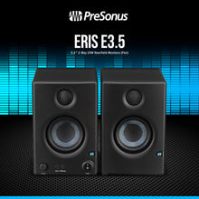 Load image into Gallery viewer, PreSonus Eris E3.5 3.5" Professional Multimedia Reference Monitors with Basic Accessory Bundle