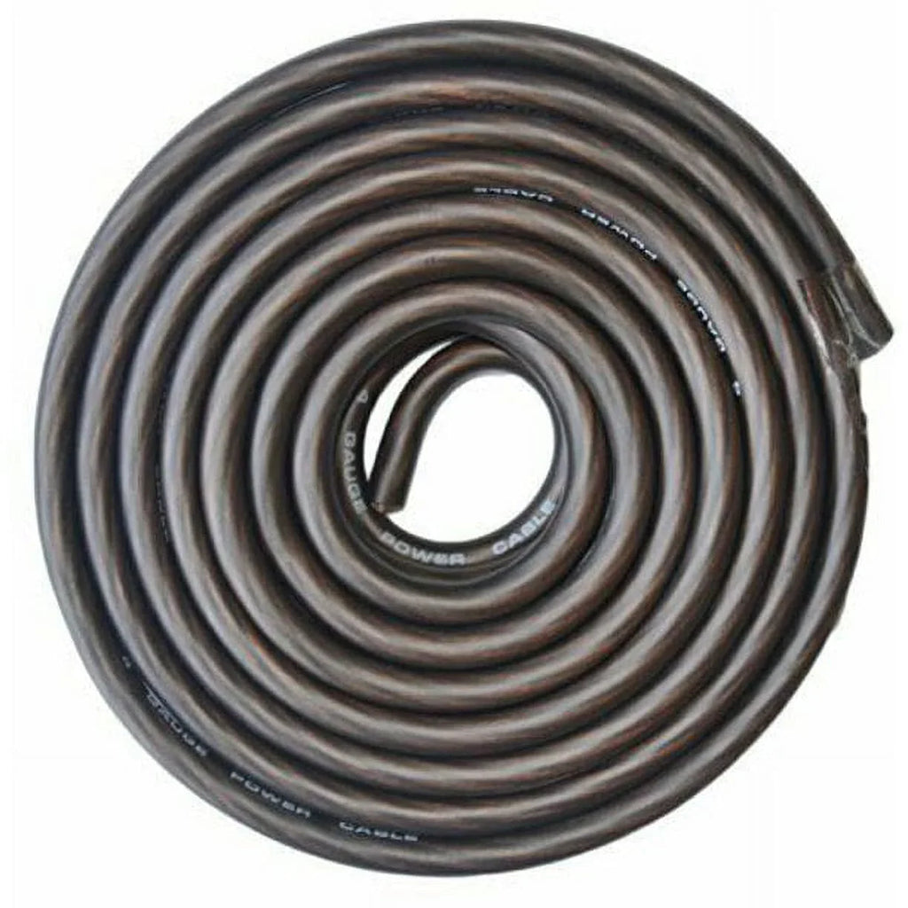 Absolute 1/0 Gauge 50 Feet Black PRO Xtreme Twisted Power Ground Battery Wire Cables