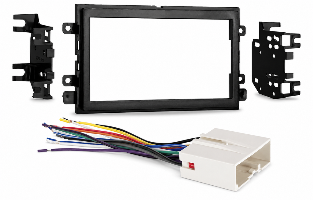 Metra 95-5812 Dash Kit + Harness Fits 2004-07 Ford and Mercury vehicles double-DIN