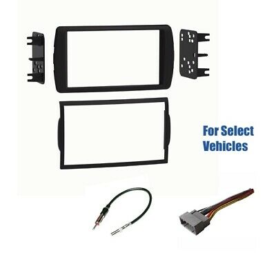 Metra 95-6547B Double DIN Dash Kit for Dodge Durango 2001 Dakota 2001 + Wire Harness + Antenna