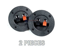 Load image into Gallery viewer, 2 PACK SPEAKER ROUND BOX SPEAKER TERMINAL CUP SPRING POST SUBWOOFER SPEAKER BOX