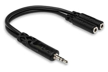 Load image into Gallery viewer, Hosa YMM-232, Y Cable 3.5 mm TRS to Dual 3.5 mm TRSF