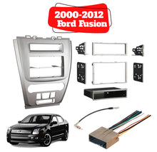 Load image into Gallery viewer, Car Radio Stereo Din 2Din Silver Dash Kit Harness Antenna for 2010-12 Ford Fusion Mercury