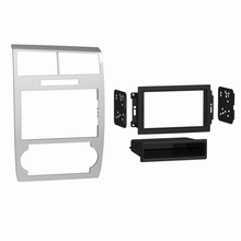Load image into Gallery viewer, FIT 05-07 MAGNUM CHARGER SILVER CAR RADIO STEREO DOUBLE DIN INSTALLATION DASH KIT