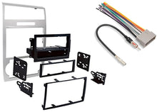 Load image into Gallery viewer, Double Din In Dash Mounting Kit fits 2005-2007 Dodge Magnum (Black) harness Package